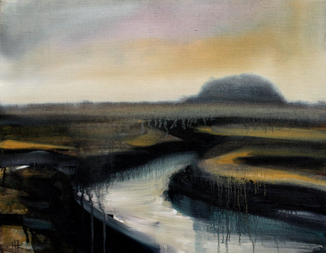 craft island, 18x24-sold