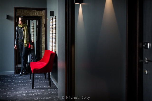 Issue d'une série pour l'hôtel "le St Georges" avec Amélie pour modèle