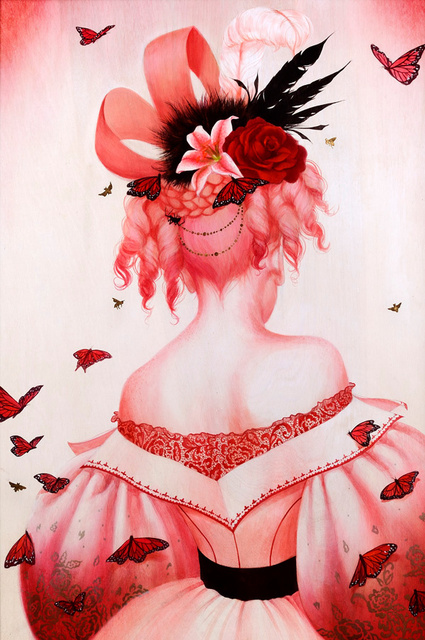La Belle Papillonne 24"x36" / 2011