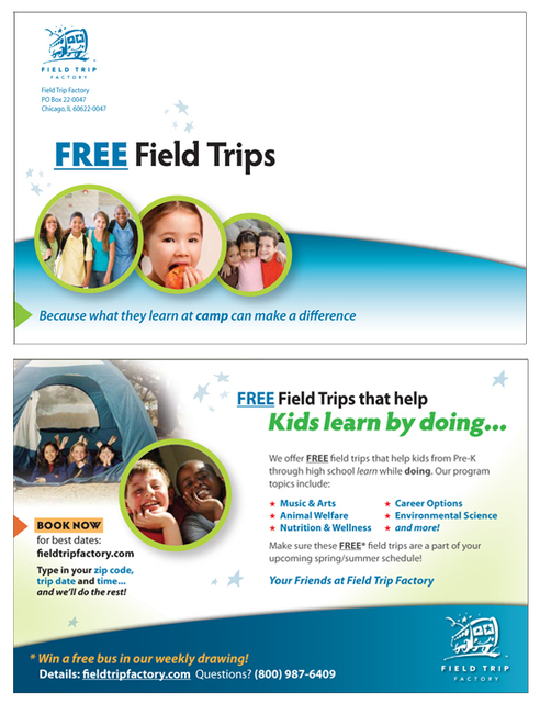 Field Trip Factory Camp Postcard