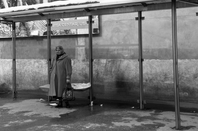 Waiting for the bus