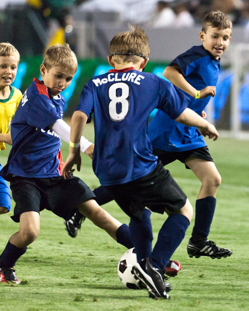 Brazil Stars vs FC Encino All Stars<br>6/16/2012 U8B Halftime Game<br>at Chivas vs Real Salt Lake