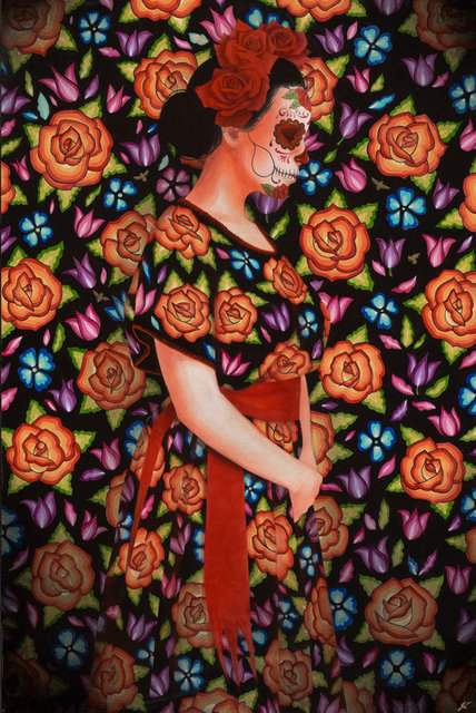 Flores de Noche 24"x36" / 2013