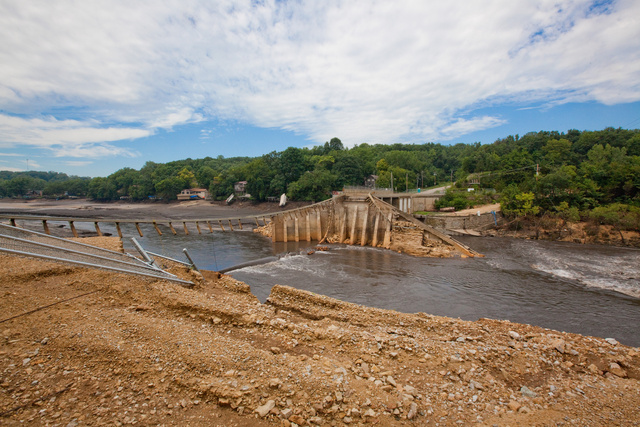 Lake Delhi Dam Along the Maquoketa River