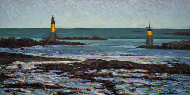Roscoff 2 olej płótno 100x50