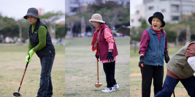 Croquet players