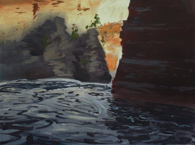 Shady Gorge 22 x 29"