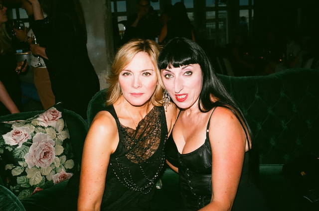 Kim Cattrall and Rossy de Palma