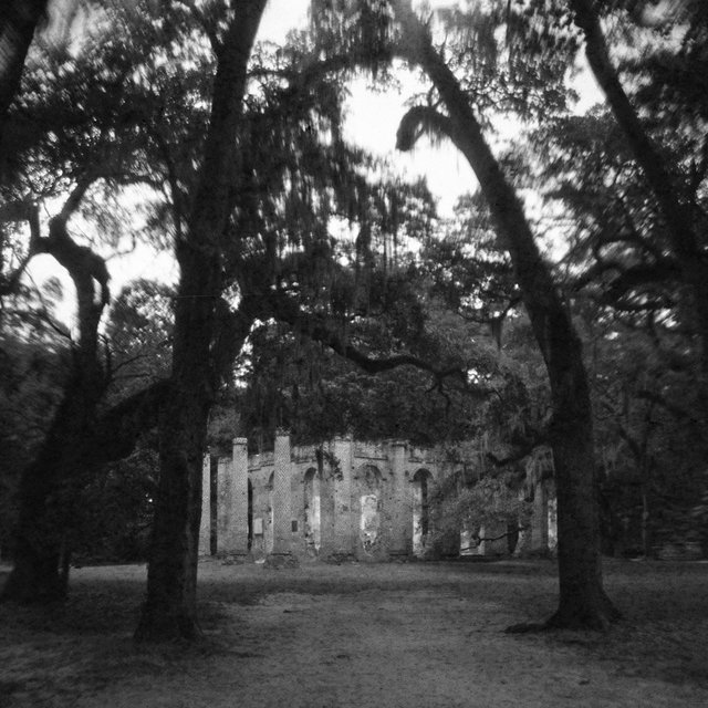 Sheldon Church ruins, South Carolina USA