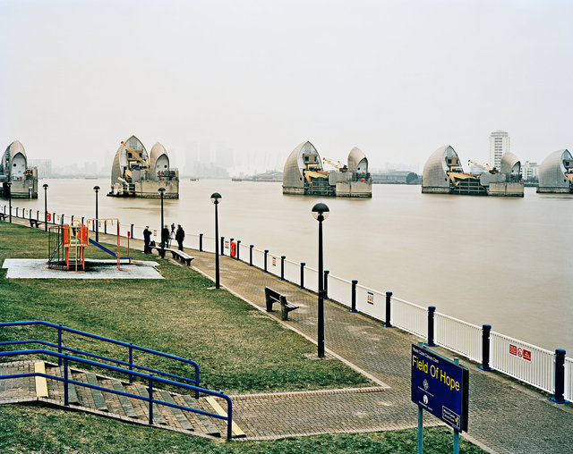 The Thames Barrier, London.