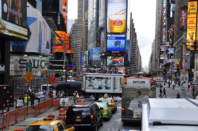 Times Square, sept. 2014