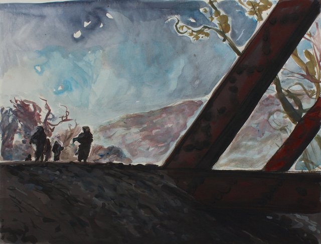 Move at Nightfall 22 x 29"