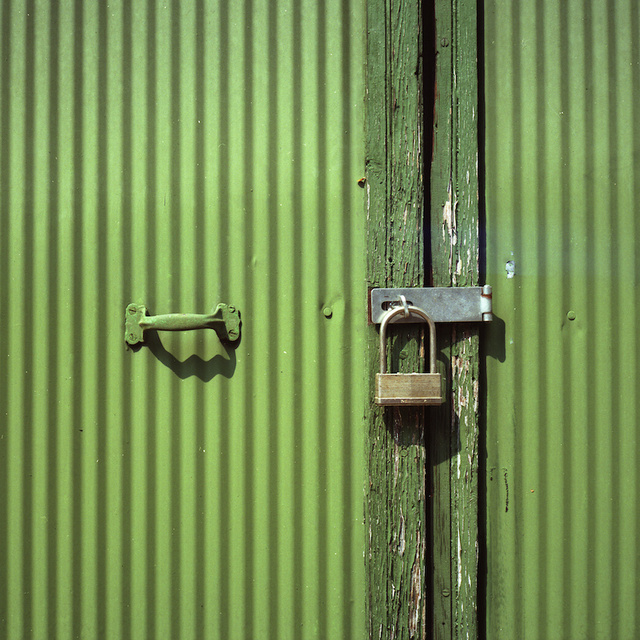 green door