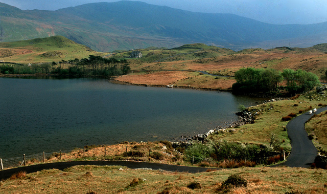 Tal-y-Llyn-Lake, au pied du Cadair Idris,National Park,2000.