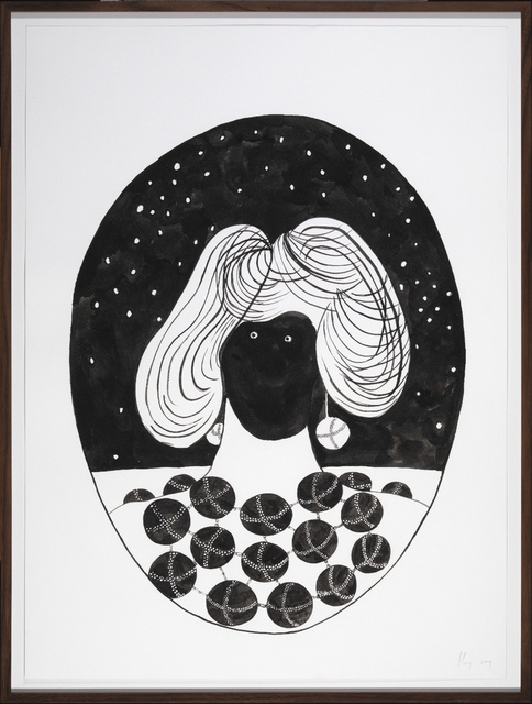 Young Woman With Necklace in the Snow