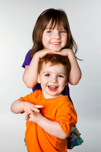 Daycare photo day, siblings