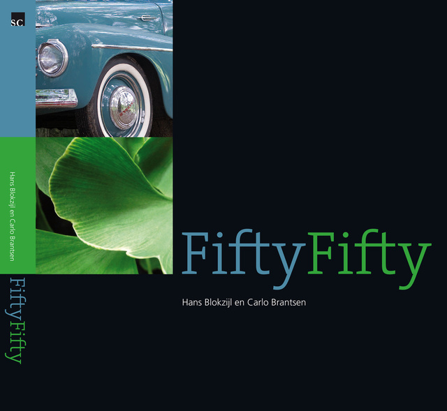 Cover fotoboek FiftyFifty van Hans Blokzijl