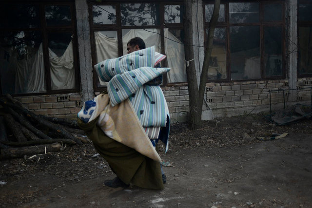 Syrian refugee in Harmanli, Bulgaria