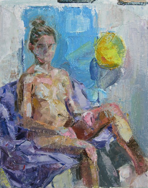 Danielle with Yellow Balloon, Late June