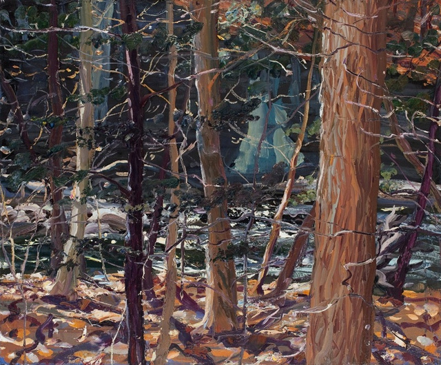 Six-Mile Creek, Ithaca, NY, 36 x 40"