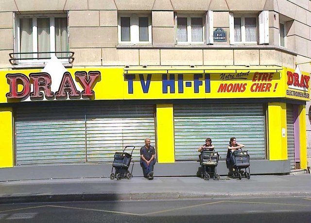 Les facteurs, rue Cardinet - Paris 18è