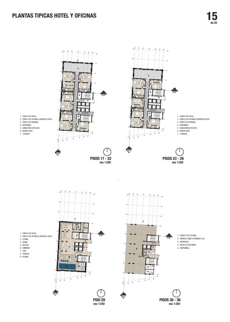 Planta de apartamentos / Apartaments plan