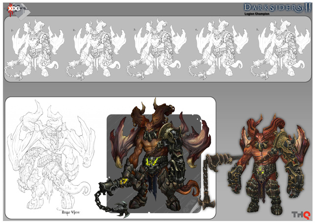 Darksiders II Concept to Model Process