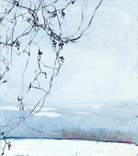 Wild Grape- Winter, 38 x 32"