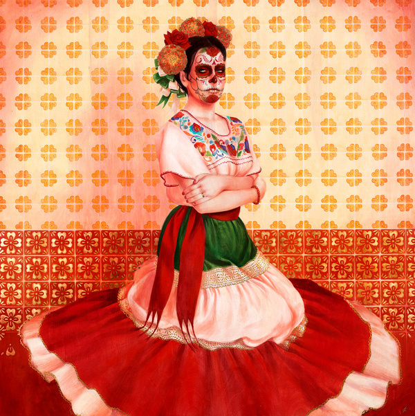 Catrina in Repose 48"x48" / 2012