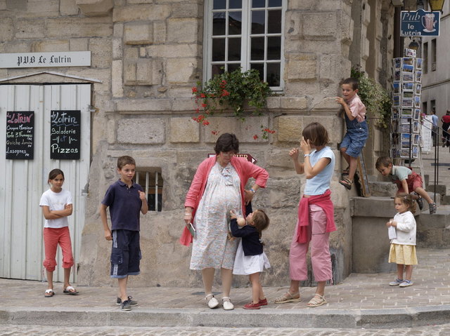 moeder met 7 kinderen