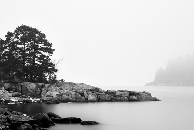 Morning Mist between the Islands
