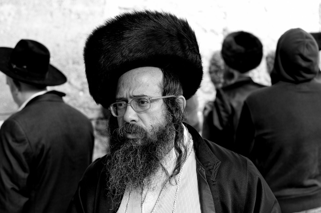 Jewish man near the Wailing wall