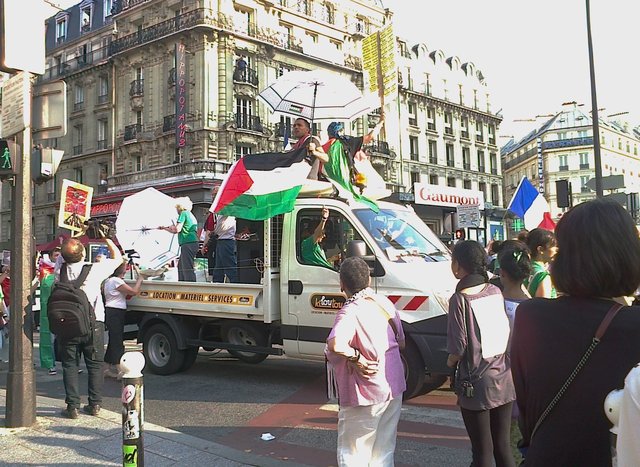 Manifestation pro-palestinienne