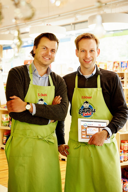 Sebastian Diehl und Benjamin Brüser, Emmas Enkel für Der Handel
