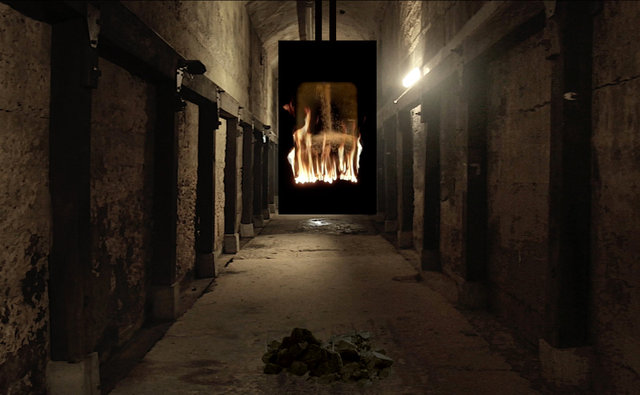 The Price of Coal 2 channel video (installation view)