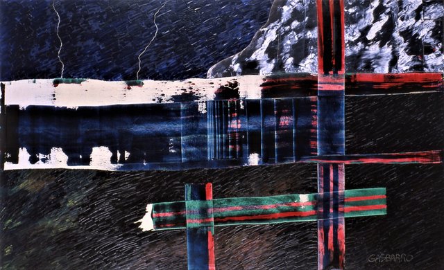 BACK ON THE FARM Oil/Canvas 47" x 78" 1991