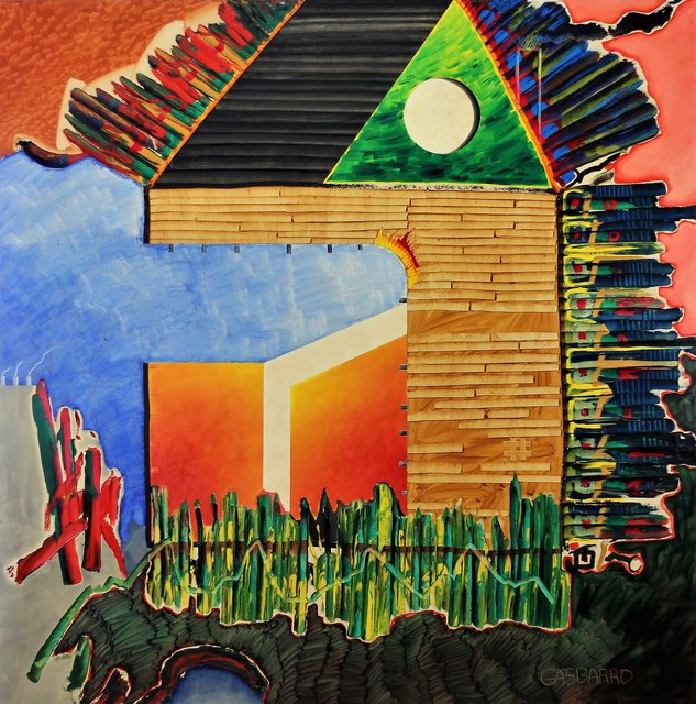 OPEN SKY 64" x 64 " Oil/Canvas Completed 1993