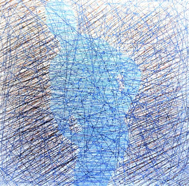 ACTION MAN Oil/Canvas 66" x 66" 1985