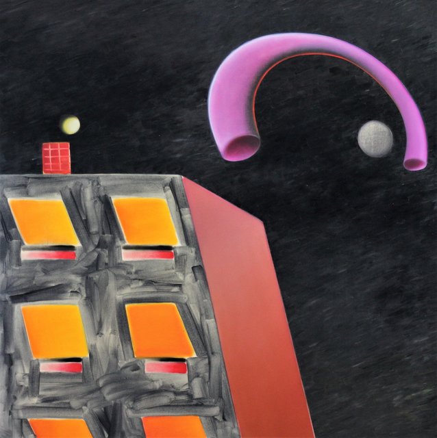 ABOVE 124 SNOW STREET 50" x 50" O/C 2001