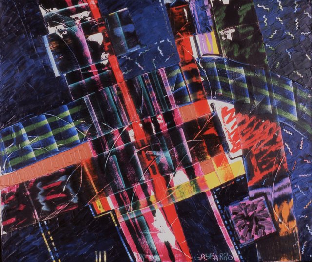 VARIANT III 28" x 33" Oil/Canvas Completed 1989