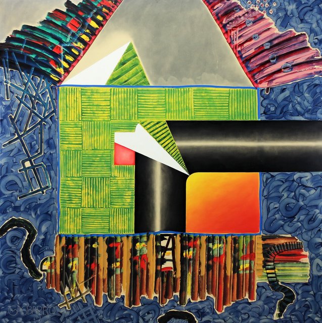 HVAC 64" x 64" Oil/Canvas Completed 1993