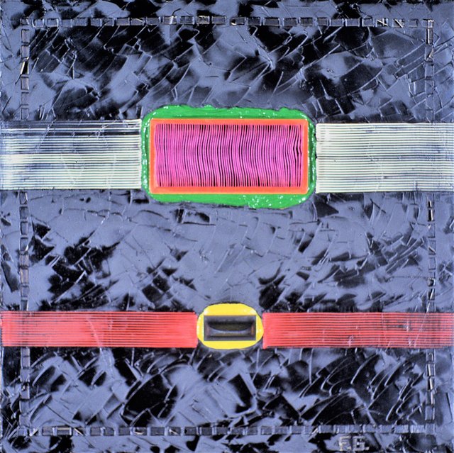 Oil/Mixed Media/Canvas 28" x 28" 1990 Not Available