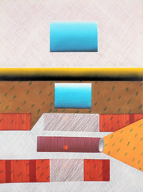 SPATIAL AWARENESS II 40" x 30" Oil/Canvas 2021