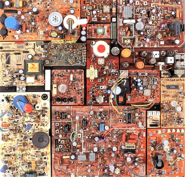 WHATS INSIDE 4 24" X 24" Mixed Media Construction 1998