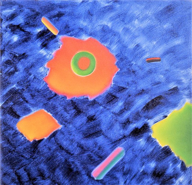 RAFT Oil/Canvas 28" x 28" 1996