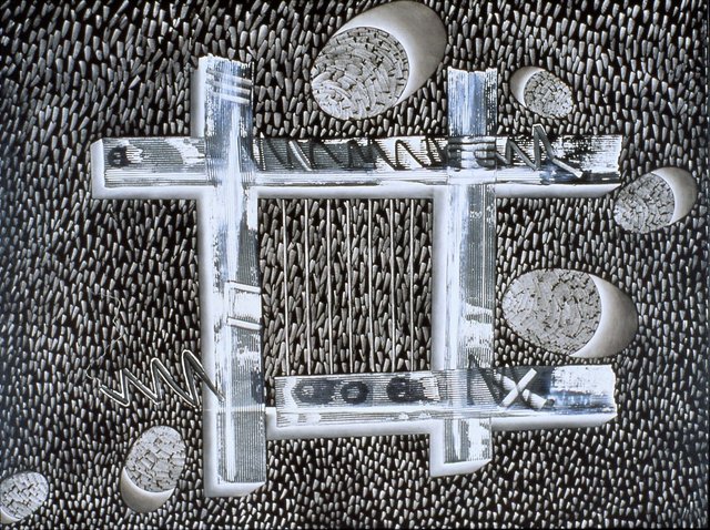 OBJECTS of UNKNOWN ORIGIN III 50" x 66" Oil/Canvas Completed 1994 Private Collection