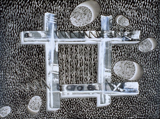 OBJECTS of  UNKNOWN ORIGIN III 50" x 66" Oil/Canvas Completed 1994 Private Collection