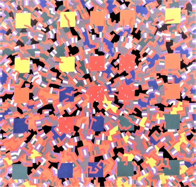 Oil/Canvas 66" x 66" Private Collection