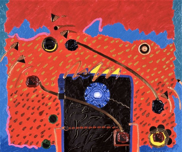 Mixed Media/Oil/Canvas 28" x 33" SOLD 2020