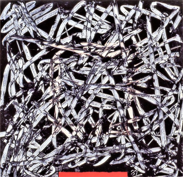 Oil/Canvas 28" x 28" 1989